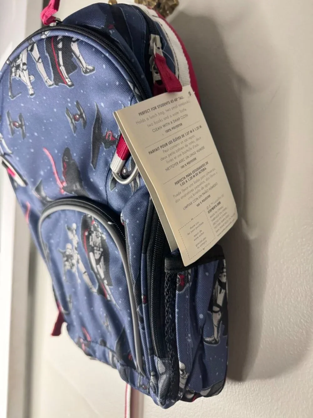 NWT Star Wars Pottery Barn Kids Small Backpack Kylo Ren